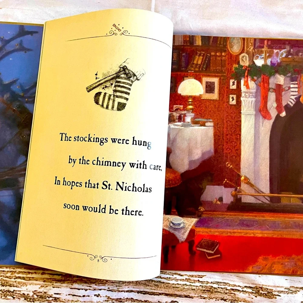 The Night Before Christmas book illustrated by Christian Bermingham